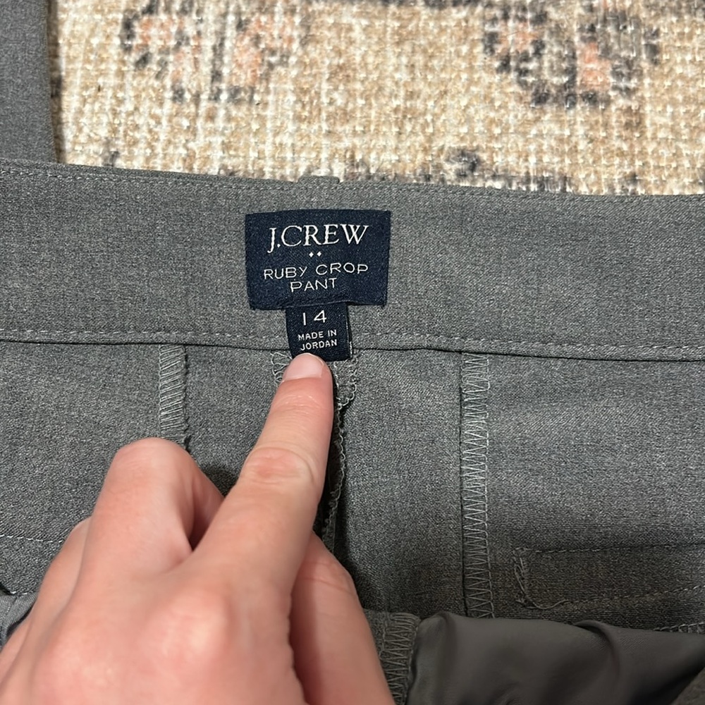 J. Crew Ruby Crop Pant In Gray - image 5